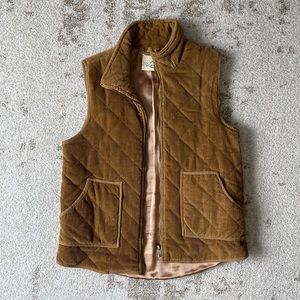Tan Corduroy Vest